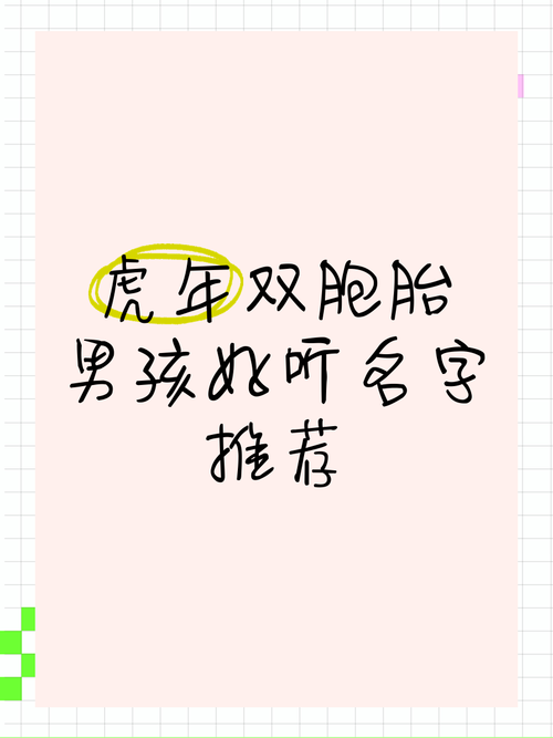 双胎男虎宝宝怎么取名好 明年虎宝宝取名龙凤双胞胎